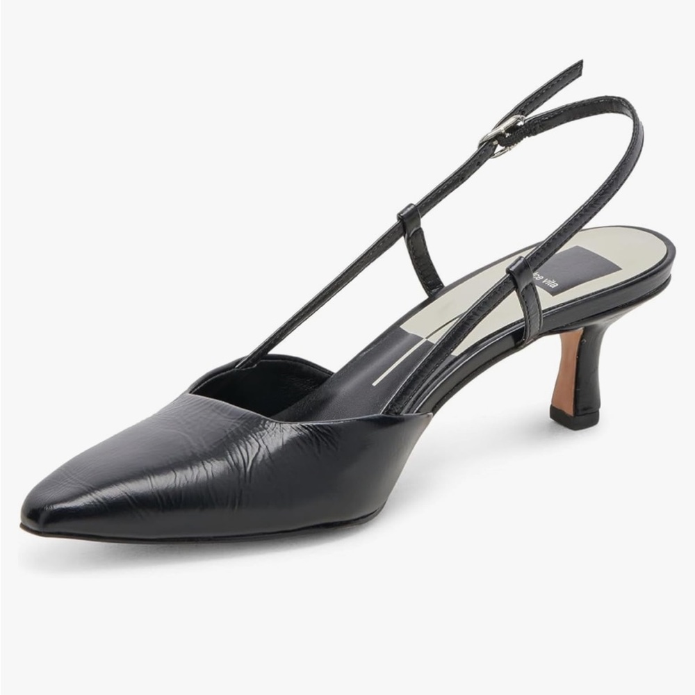 Dolce Vita Black Slingback Heels